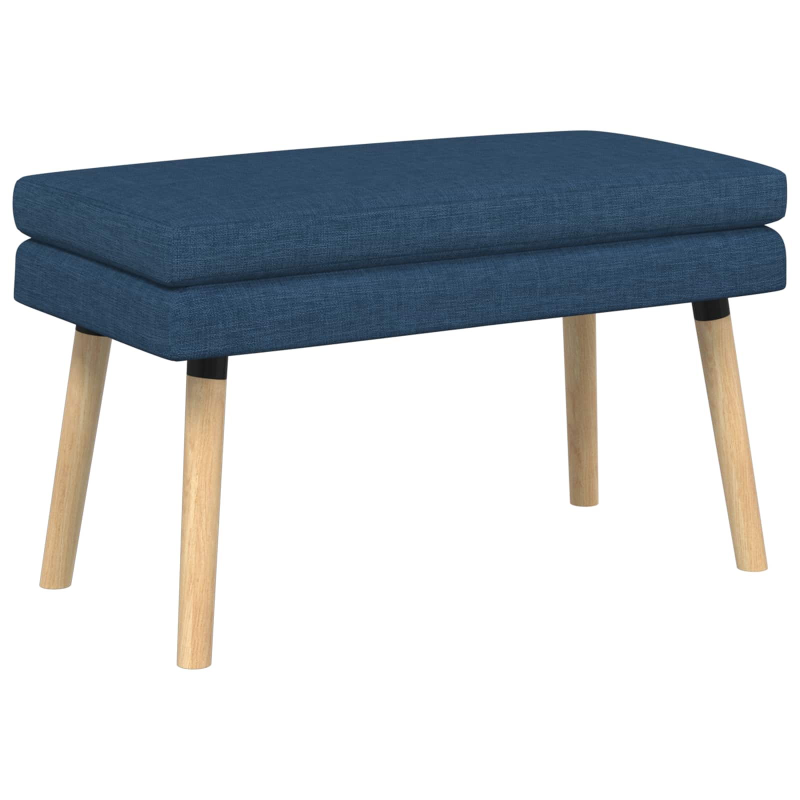 vidaXL Bancă cu două straturi albastru 80 x 40 x 47 cm Țesătură