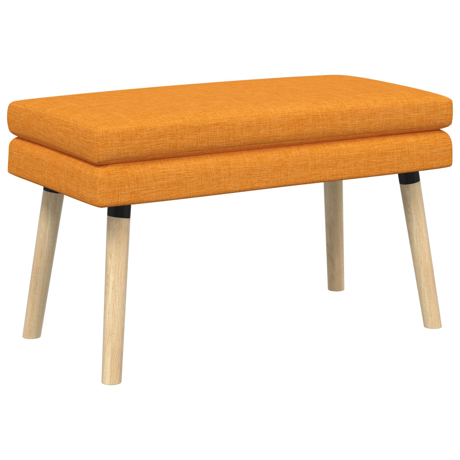 vidaXL Bancă cu două straturi Galben Întunecat 80 x 40 x 47 cm