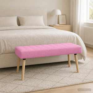 Bench z kanalnim oblazinjenjem Roza 110 x 40 x 46 cm Blago
