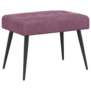 vidaXL N&ouml;&ouml;riga pehmendatud pink Lilla 60 x 40 x 45 cm Samet