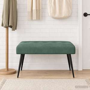 Lavice s knoflíkovým prošíváním Mořská zelená 80 x 40 x 46 cm - obrázek 4