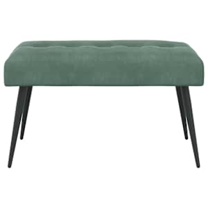 Lavice s knoflíkovým prošíváním Mořská zelená 80 x 40 x 46 cm - obrázek 5