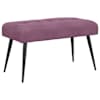 vidaXL N&ouml;&ouml;riga pehmendatud pink Lilla 80 x 40 x 46 cm Samet