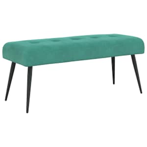 Lavice s knoflíkovým prošíváním Tyrkysová 110 x 40 x 46 cm - obrázek 2