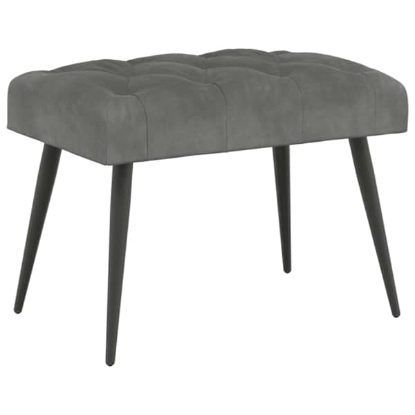 vidaXL N&ouml;&ouml;riga pehmendatud pink Tumehall 60 x 40 x 45 cm Samet