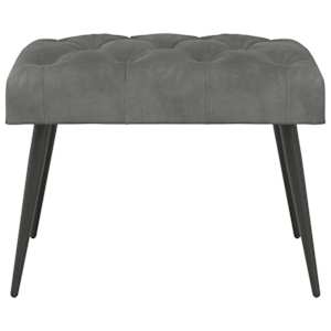 Lavice s knoflíkovým prošíváním Tmavě šedá 60 x 40 x 45 cm - obrázek 5
