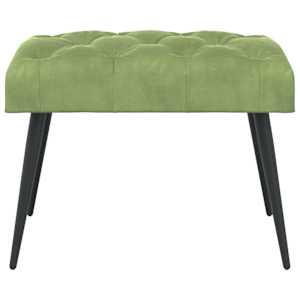 Lavice s knoflíkovým prošíváním Světlá zelená 60 x 40 x 45 cm - obrázek 5