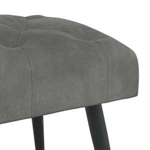 Lavice s knoflíkovým prošíváním Tmavě šedá 80 x 40 x 46 cm - obrázek 6