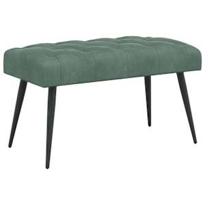 Lavice s knoflíkovým prošíváním Mořská zelená 80 x 40 x 46 cm - obrázek 2