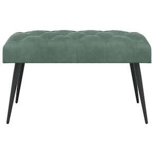 Lavice s knoflíkovým prošíváním Mořská zelená 80 x 40 x 46 cm - obrázek 5