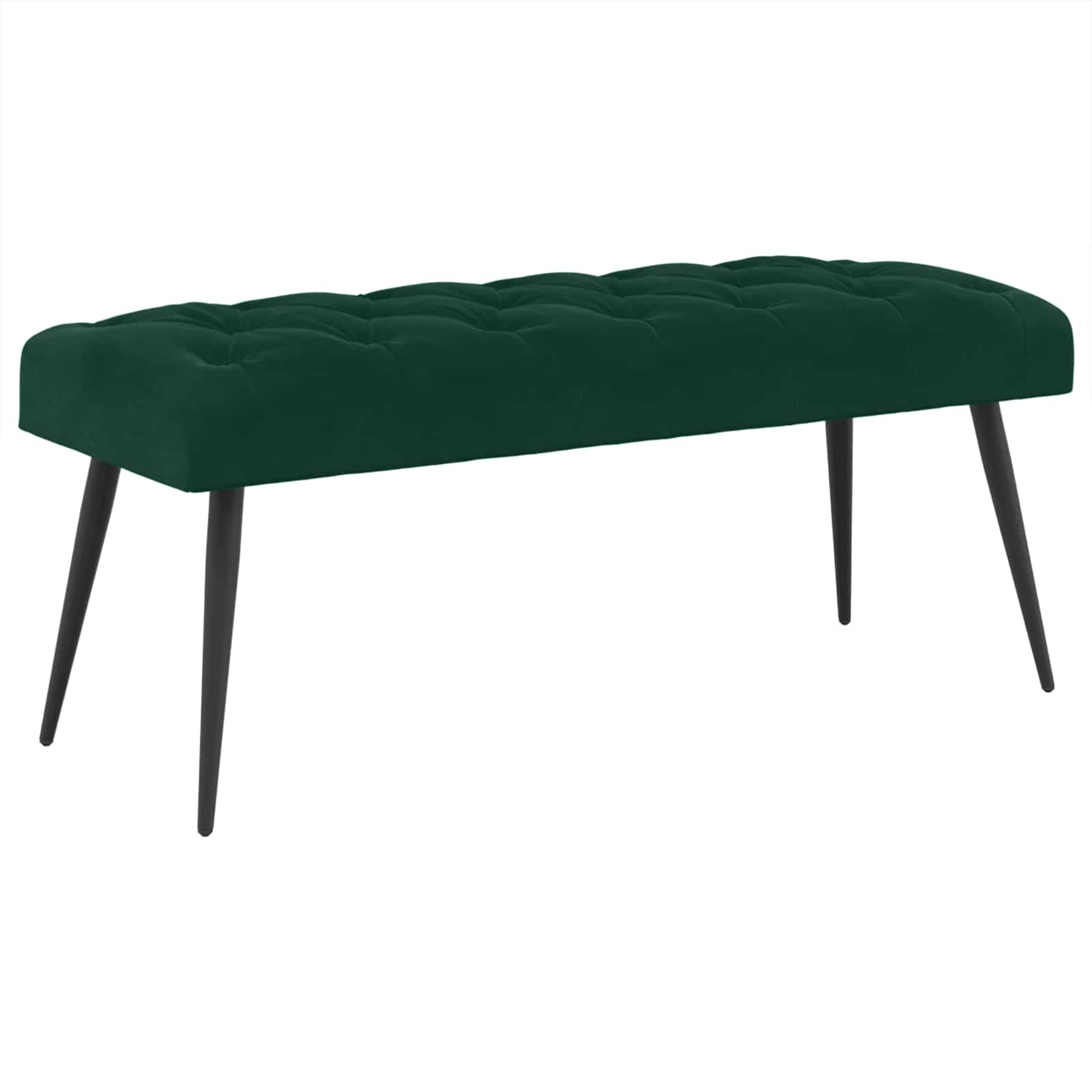Пейка с копчета Тъмнозелено 110 x 40 x 46 cm Кадифе — изображение 2