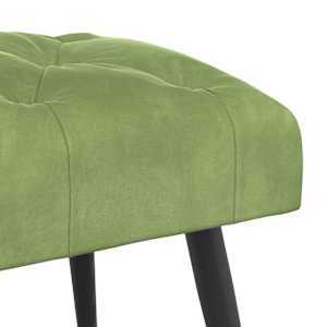 Lavice s knoflíkovým prošíváním Světlá zelená 110 x 40 x 46 cm - obrázek 6