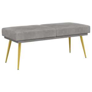 vidaXL Kahekordne pink Helehall 120 x 45 x 46 cm Samet