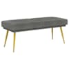 vidaXL Kahekordne pink Tumehall 120 x 45 x 46 cm Samet
