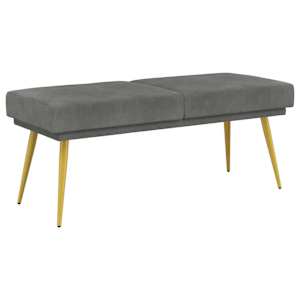 vidaXL Kahekordne pink Tumehall 120 x 45 x 46 cm Samet