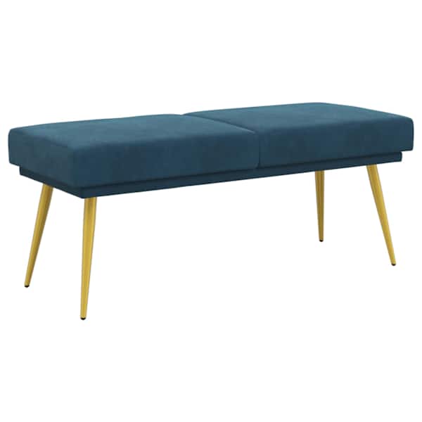 vidaXL Kahekordne pink Sinine 120 x 45 x 46 cm Samet