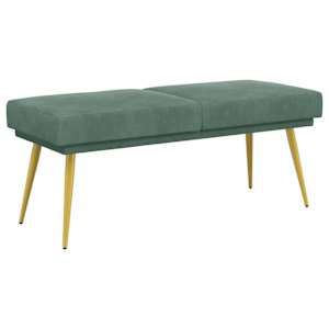 vidaXL Kahekordne pink Mere Roheline 120 x 45 x 46 cm Samet