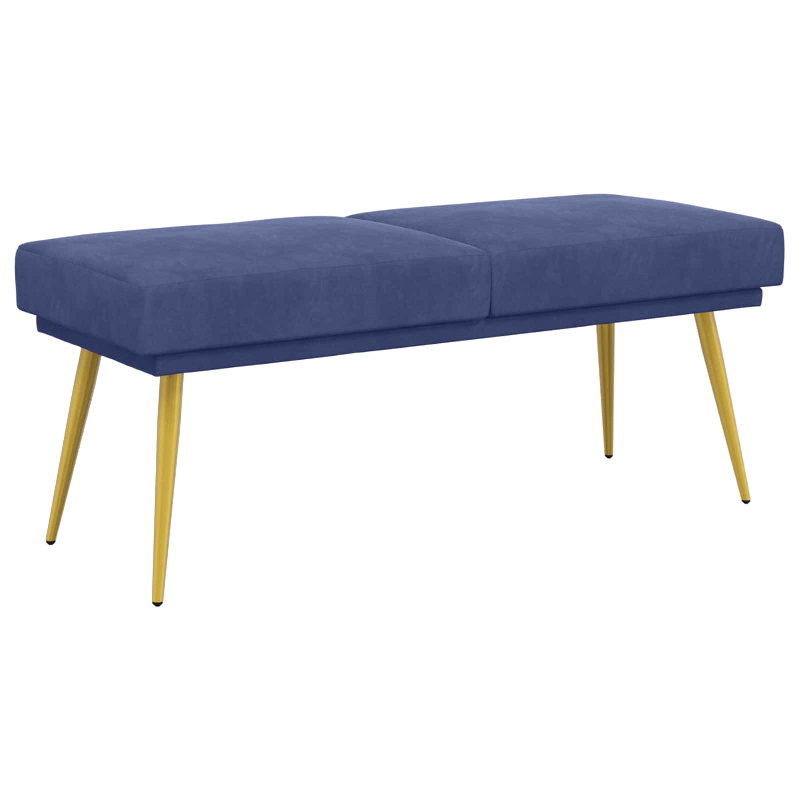 vidaXL Bancă cu două straturi Albastru Poliție 120 x 45 x 46 cm