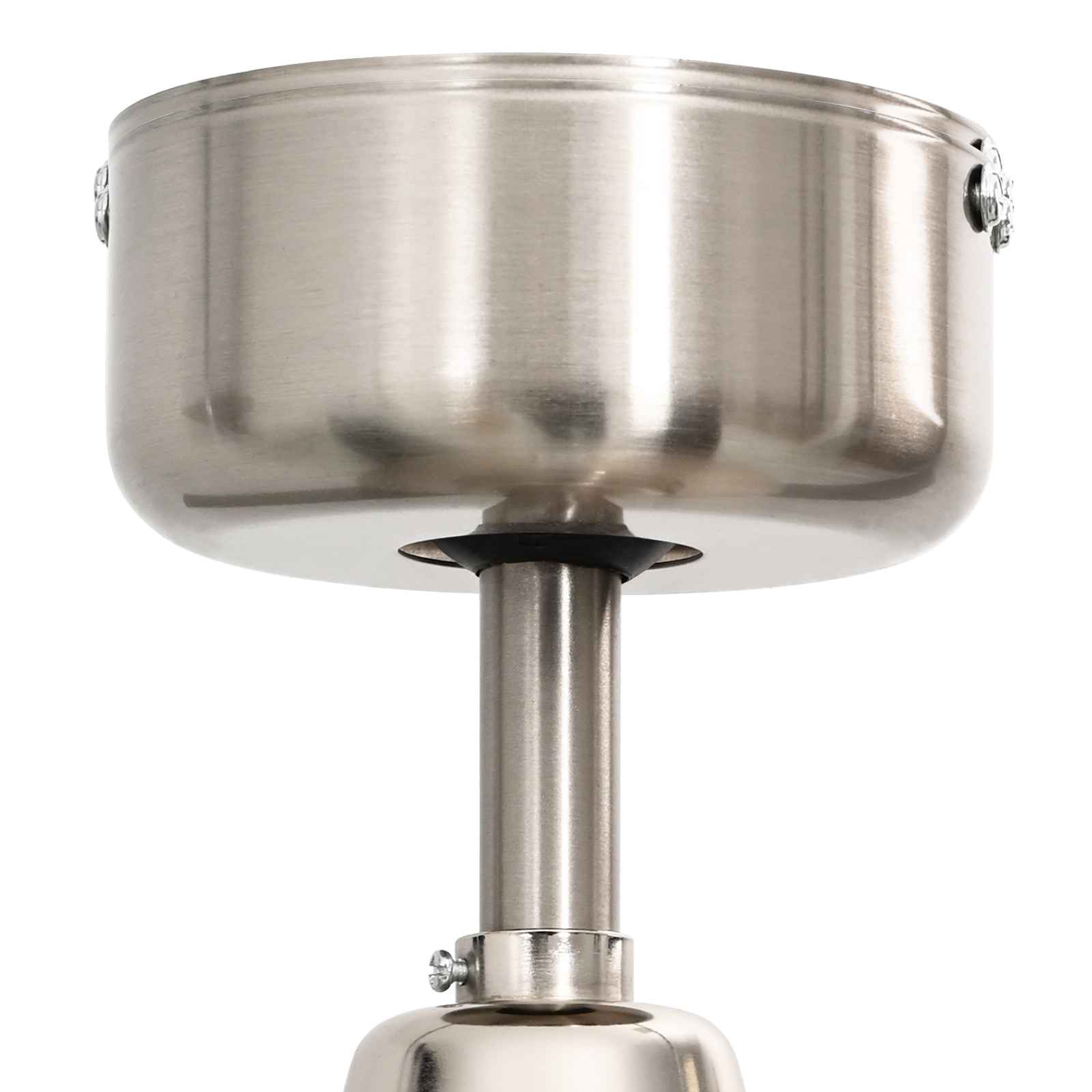 Plafondventilator met licht en afstandsbediening Ø 130 cm Wit image 10
