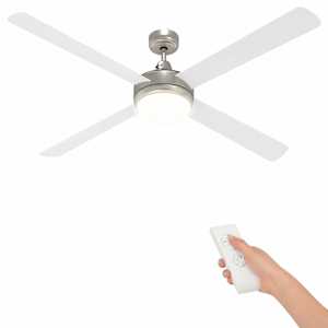 vidaXL Lageventilaator koos valguse ja kaugjuhtimispuldiga &Oslash; 130 cm