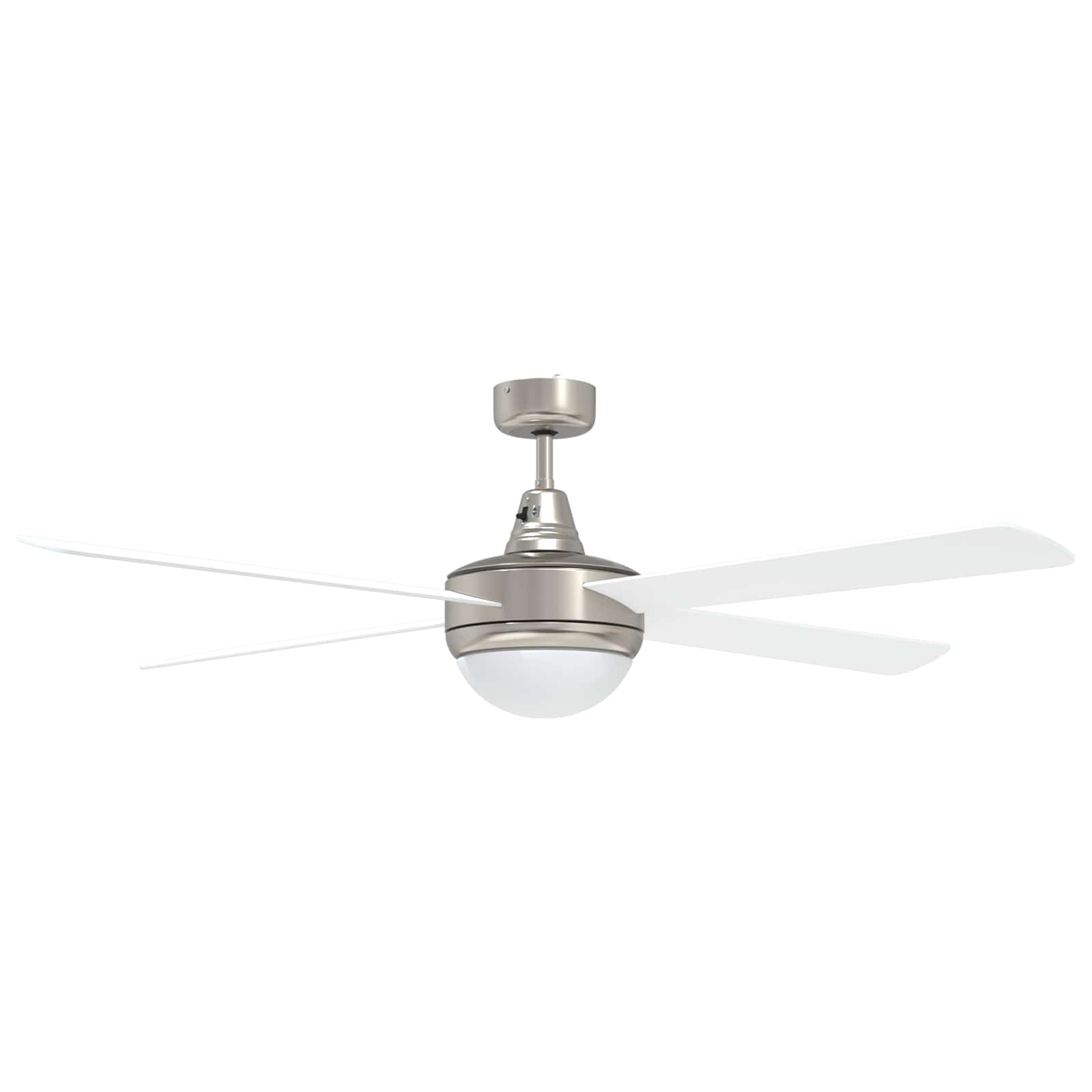 Plafondventilator met licht en afstandsbediening Ø 130 cm Wit image 5