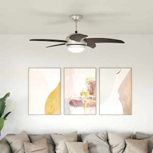 Stropní ventilátor s osvětlením a dálkovým ovládáním Ø 110 cm - obrázek 1