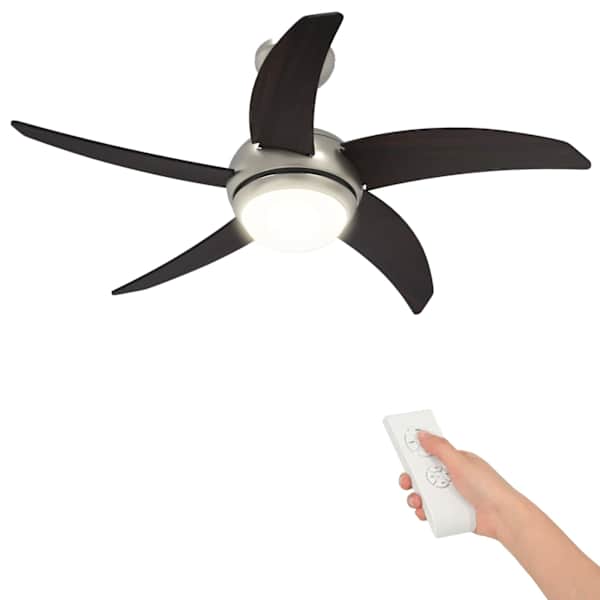 vidaXL Lageventilaator koos valguse ja kaugjuhtimispuldiga &Oslash; 110 cm