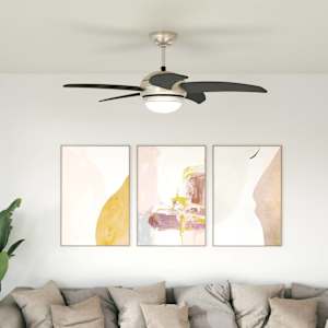 Stropní ventilátor s osvětlením a dálkovým ovládáním Ø 110 cm - obrázek 1