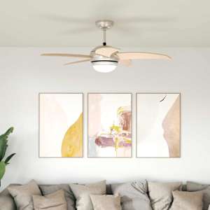 Stropní ventilátor s osvětlením a dálkovým ovládáním Ø 110 cm - obrázek 1