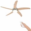 vidaXL Lageventilaator koos valguse ja kaugjuhtimispuldiga &Oslash; 130 cm