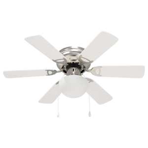 Stropní ventilátor s osvětlením Ø 82 cm Bílá - obrázek 3