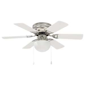 Stropní ventilátor s osvětlením Ø 82 cm Bílá - obrázek 4