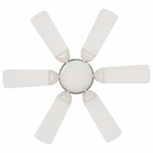 Stropní ventilátor s osvětlením Ø 82 cm Bílá - obrázek 5