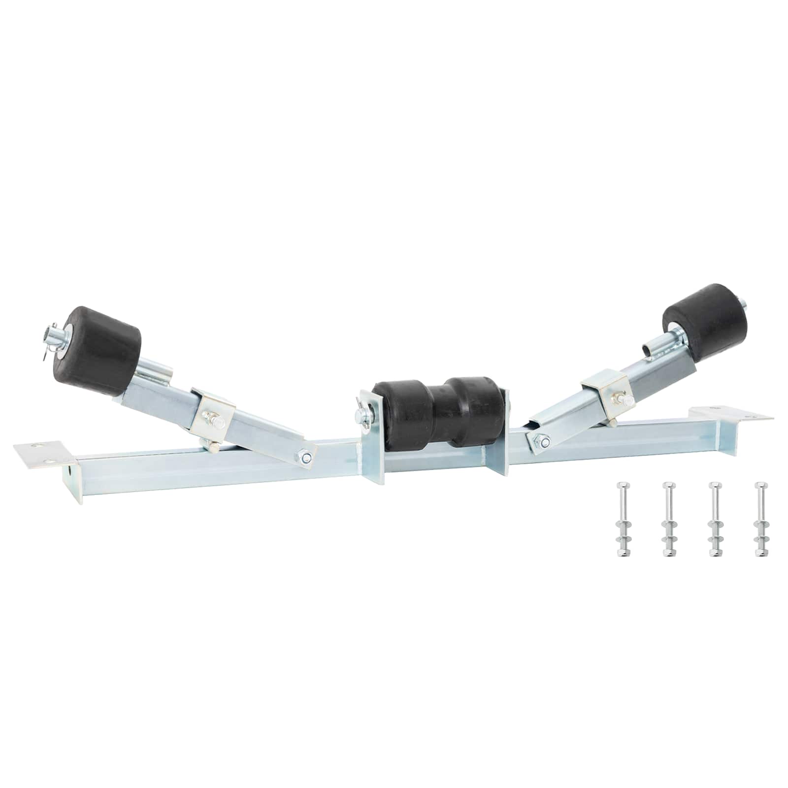Boot Trailer Ondersteuning 90,5 x 12 x 32 cm zilver – afbeelding 1
