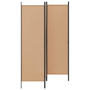 4-panelový pokojový paravan Béžová 200 x 180 cm Textil - obrázek 2
