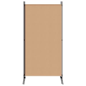 3-panelový rozdělovací stěna Béžová 260 x 180 cm Textil - obrázek 4