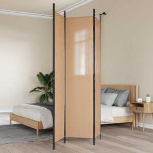 3-panelni pregradni zid Bež 150 x 220 cm Blago
