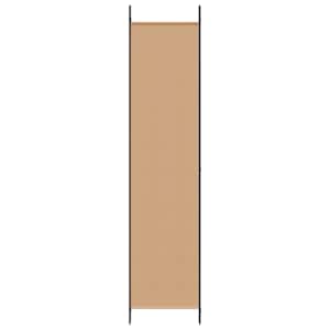4-panelový pokojový paravan Béžová 200 x 220 cm Textil - obrázek 5