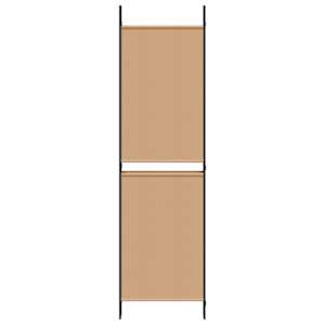 5-panelový paravan Béžová 250 x 180 cm Textil - obrázek 5