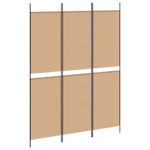 vidaXL 3-paneeline ruumi jagaja Beež 150 x 200 cm kangas