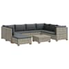 vidaXL 9 tk Rattani lounge komplekt padjadega GENDT Looduslik rattan