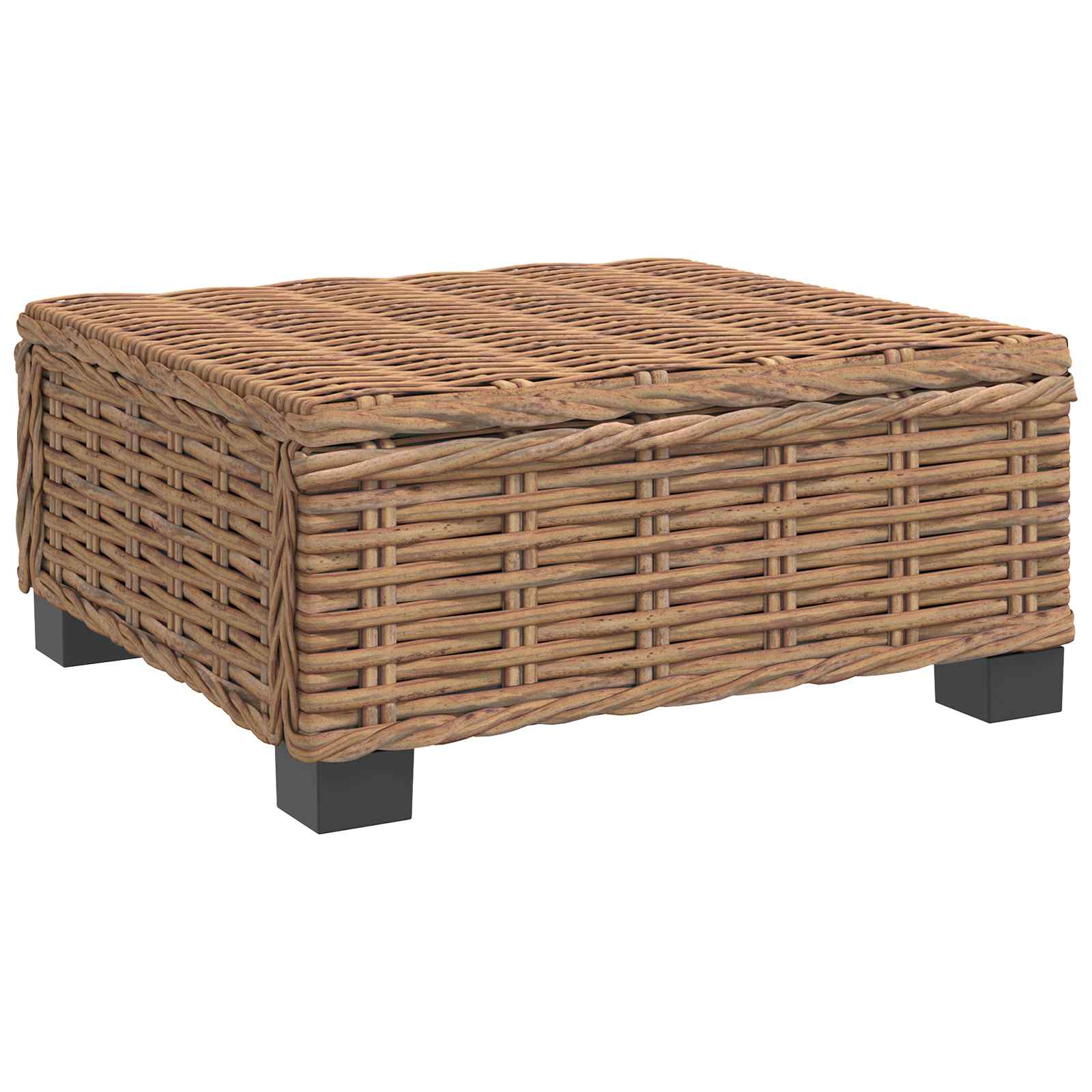 vidaXL 7 st Rieten Loungeset met Kussens GENDT Natuurlijk rattan