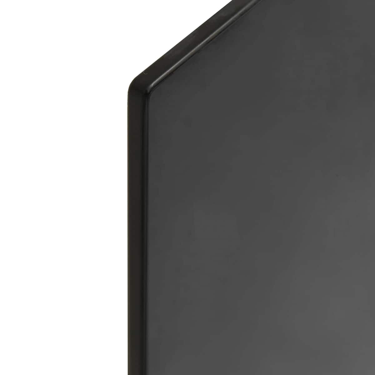 Bordplade 4 stk. Sort Glas - Billede 5