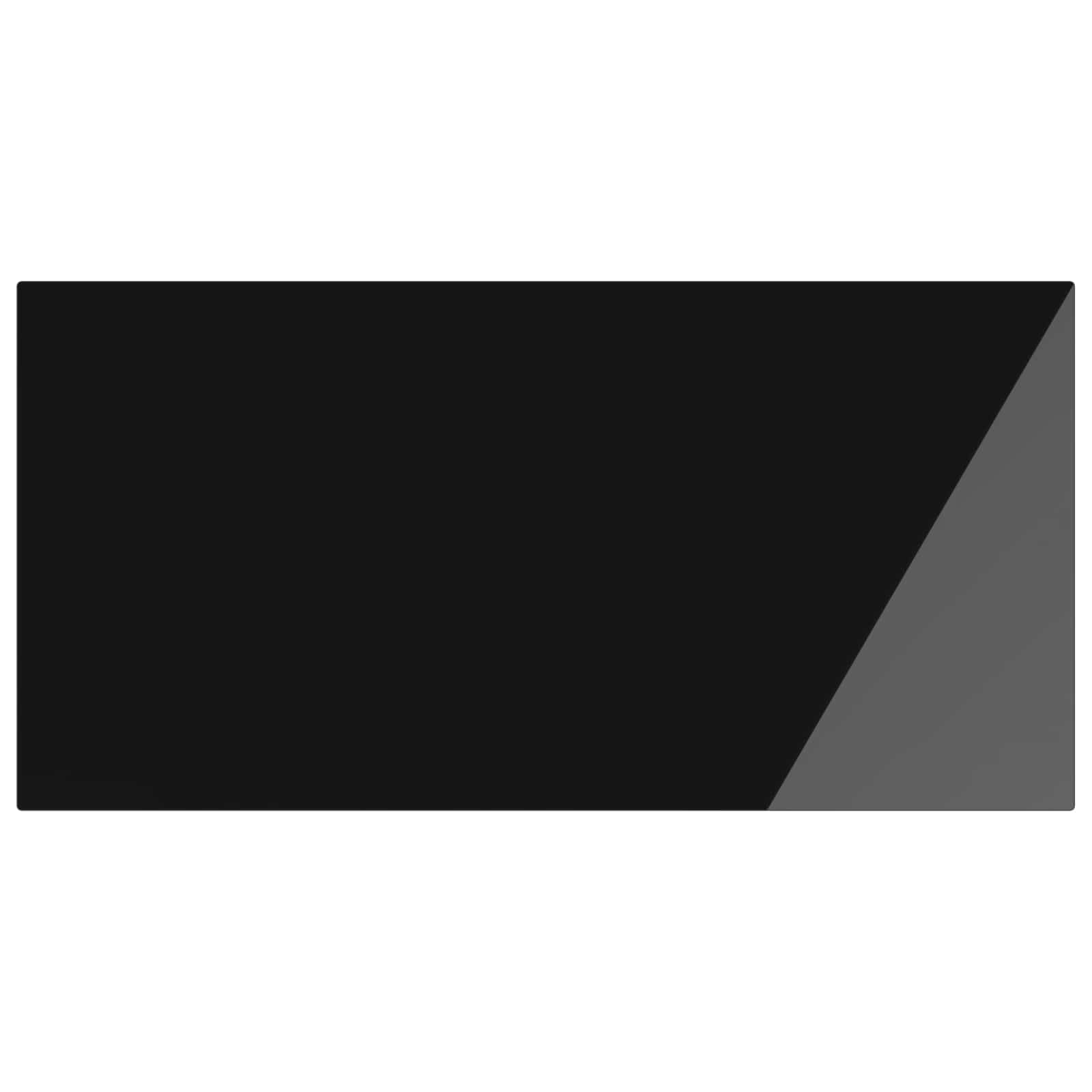 Galda virsma 4 pcs Melna Stikls