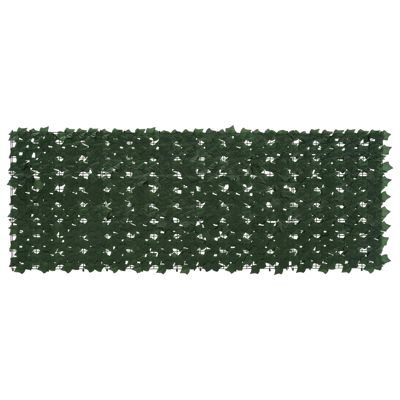 vidaXL Ecran de balcon cu frunze Verde închis 200 x 75 cm
