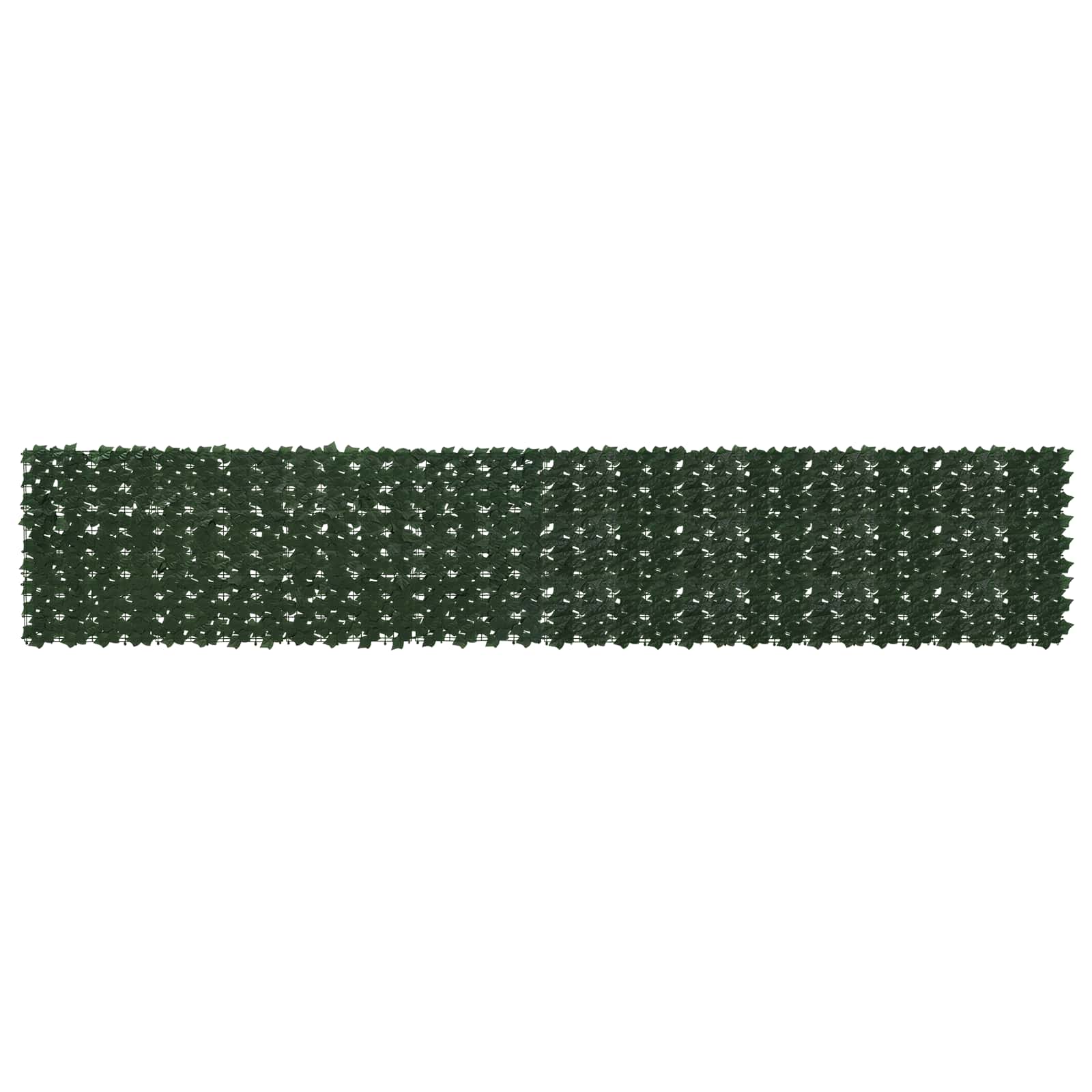 vidaXL Ecran de balcon cu frunze Verde închis 400 x 75 cm