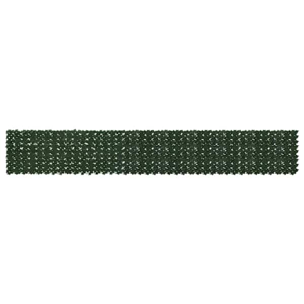 vidaXL R&otilde;du ekraan lehtedega Tumeroheline 500 x 75 cm