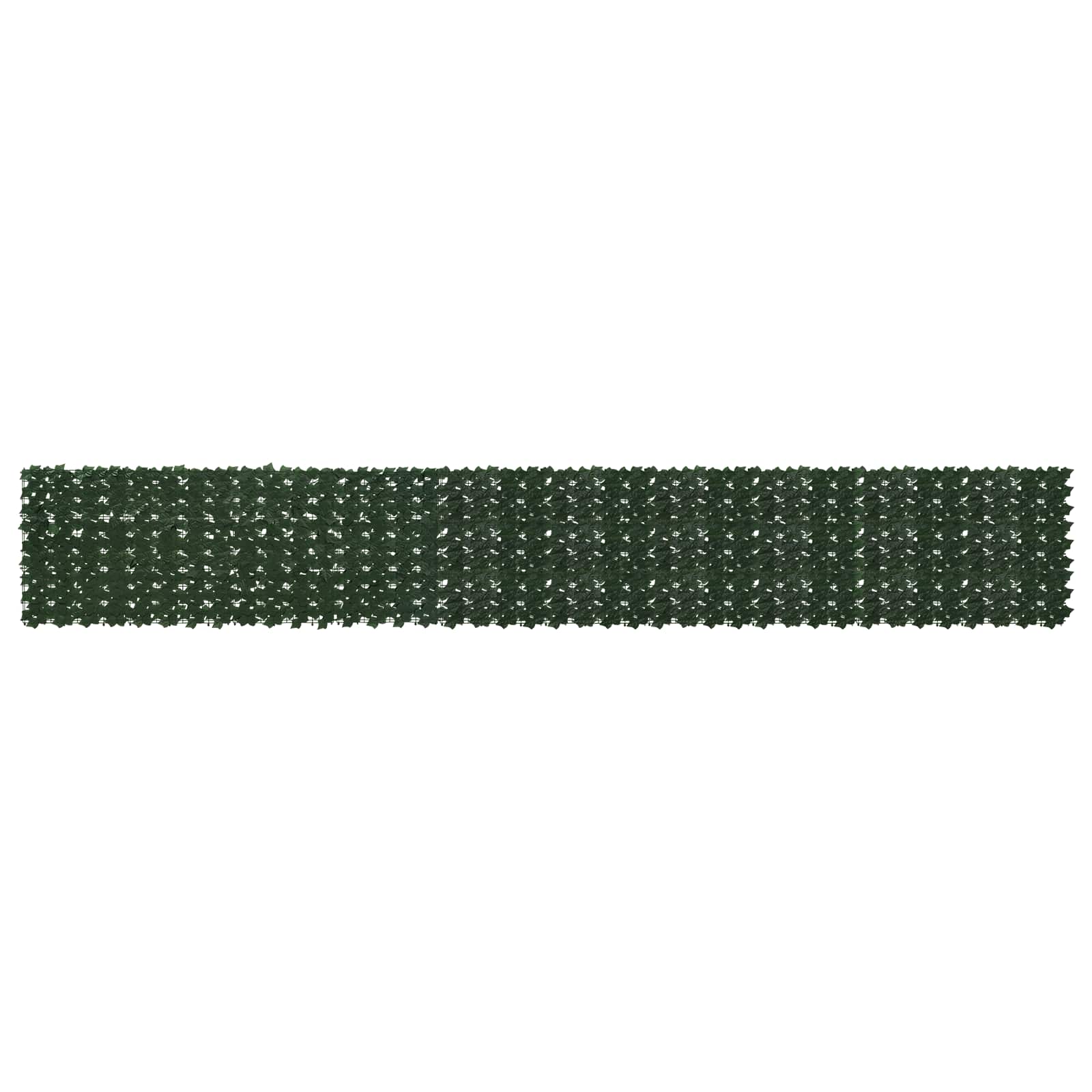 vidaXL Ecran de balcon cu frunze Verde închis 500 x 75 cm