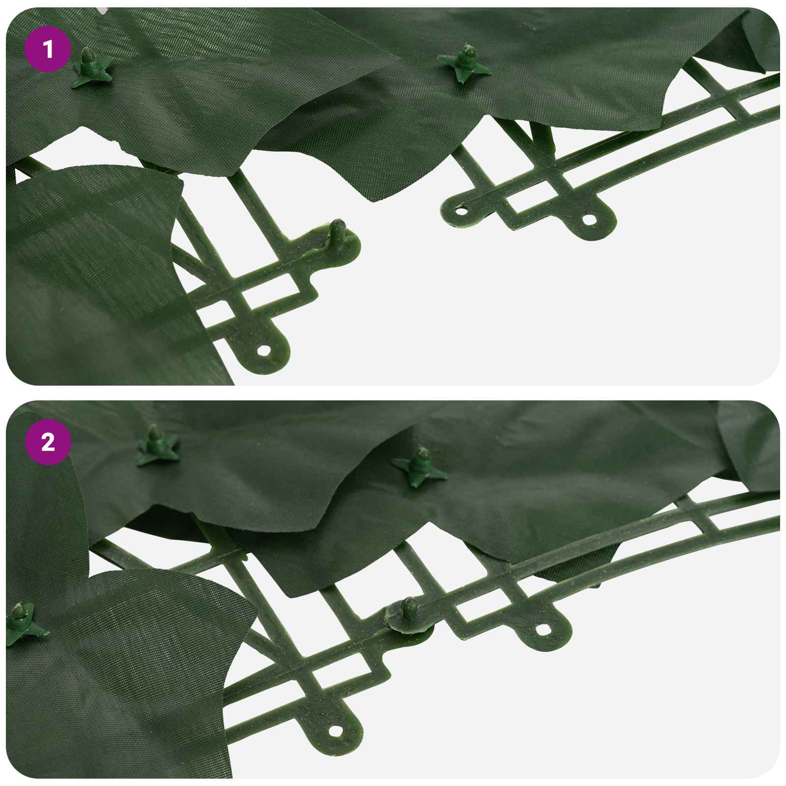 Balkonscherm met bladeren Donkergroen 600 x 75 cm image 6