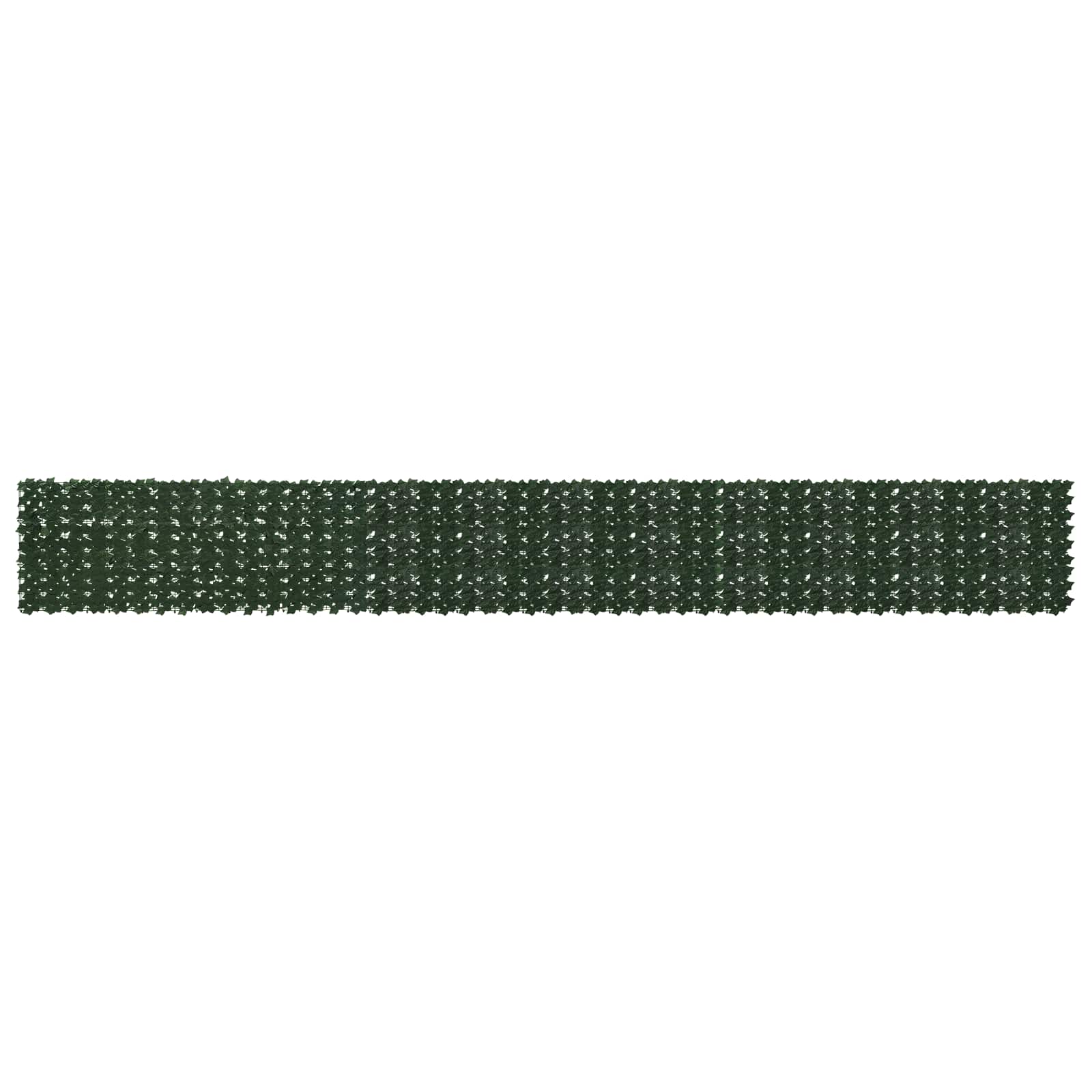 vidaXL Ecran de balcon cu frunze Verde închis 600 x 75 cm